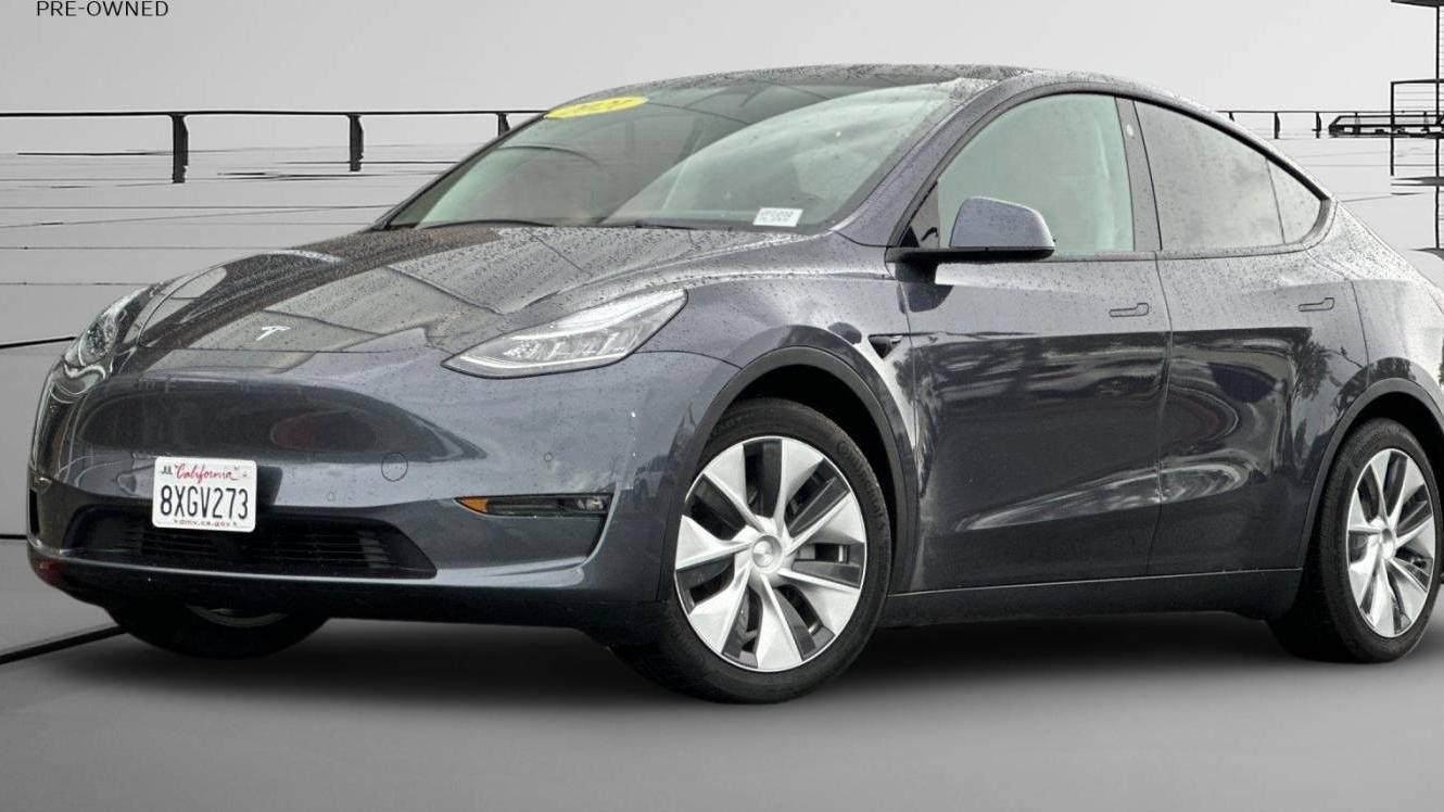 TESLA MODEL Y 2021 5YJYGDEE4MF217102 image